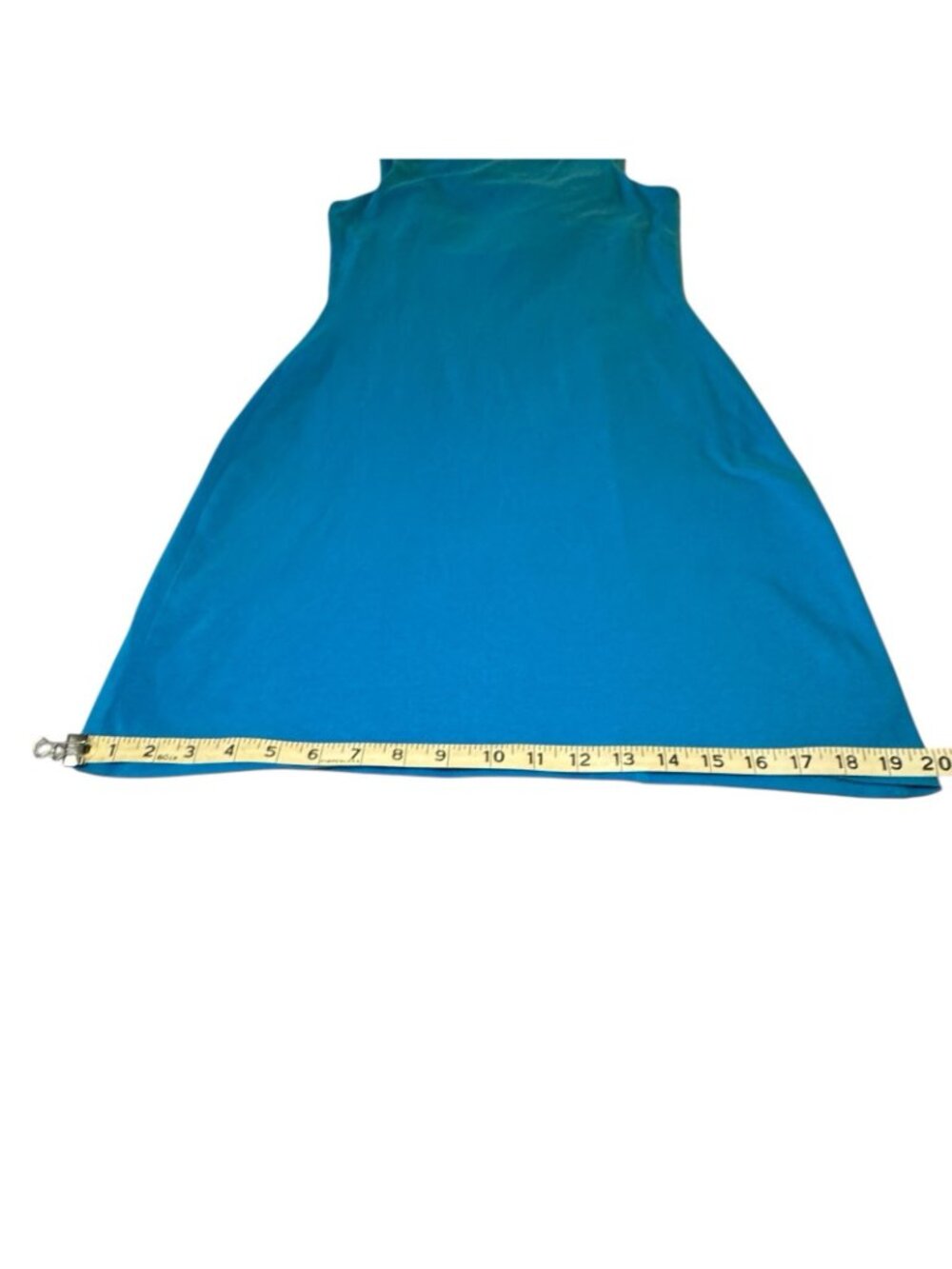 Victoria’s Secret Moda International Y2K Small Teal Blue Bodycon Dress - Picture 10 of 15